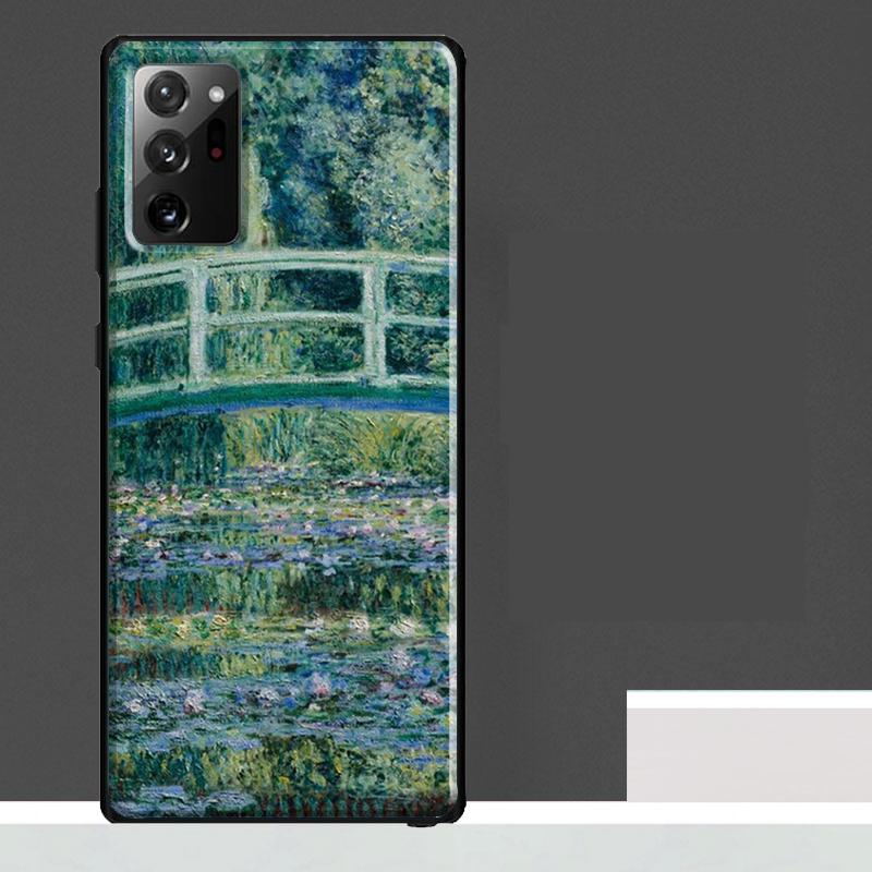 Claude Monet Art Painting Case For Samsung Galaxy S24 Ultra S23 S22 S21 S25 Ultra S9 S10 S20 Plus S25 FE Phone Cover