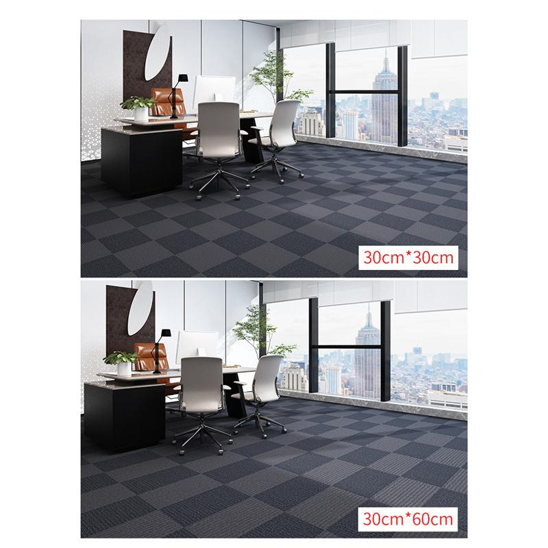 Self-Adhesive Non-Slip Carpet Tiles Thick & Durable Floor Mat for Concrete Office Bedroom Home Decoration