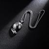 Silver Gold Round Soccer Ball Pendant Necklace Sport Jewelry Stainless Steel