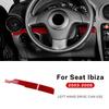 Carbon Fiber Style Interior Sticker for Seat Ibiza 6l 2003 2004 2005 2006 2007 2008 LHD Interior Panel