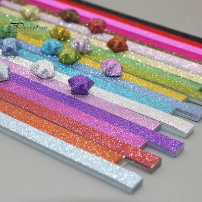 1350/360/520Pcs Colorful Origami Star Paper Strips Solid Color DIY Crafts Decorations Gift Kindergarten Teaching Materials