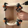 Angle Clamps 4pcs Adjustable 90 Degree Clamps Multifunctional Spring Loaded Swing Corner Clip Fixer