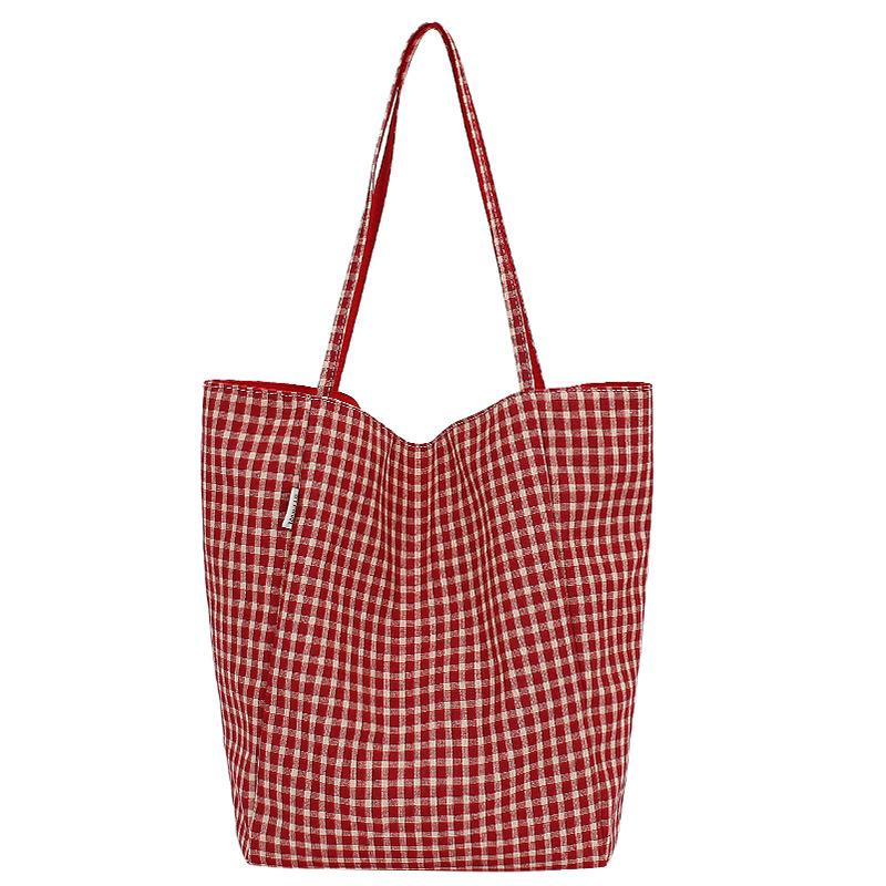 

Новая холщовая женская сумка-мессенджер большой вместимости красный