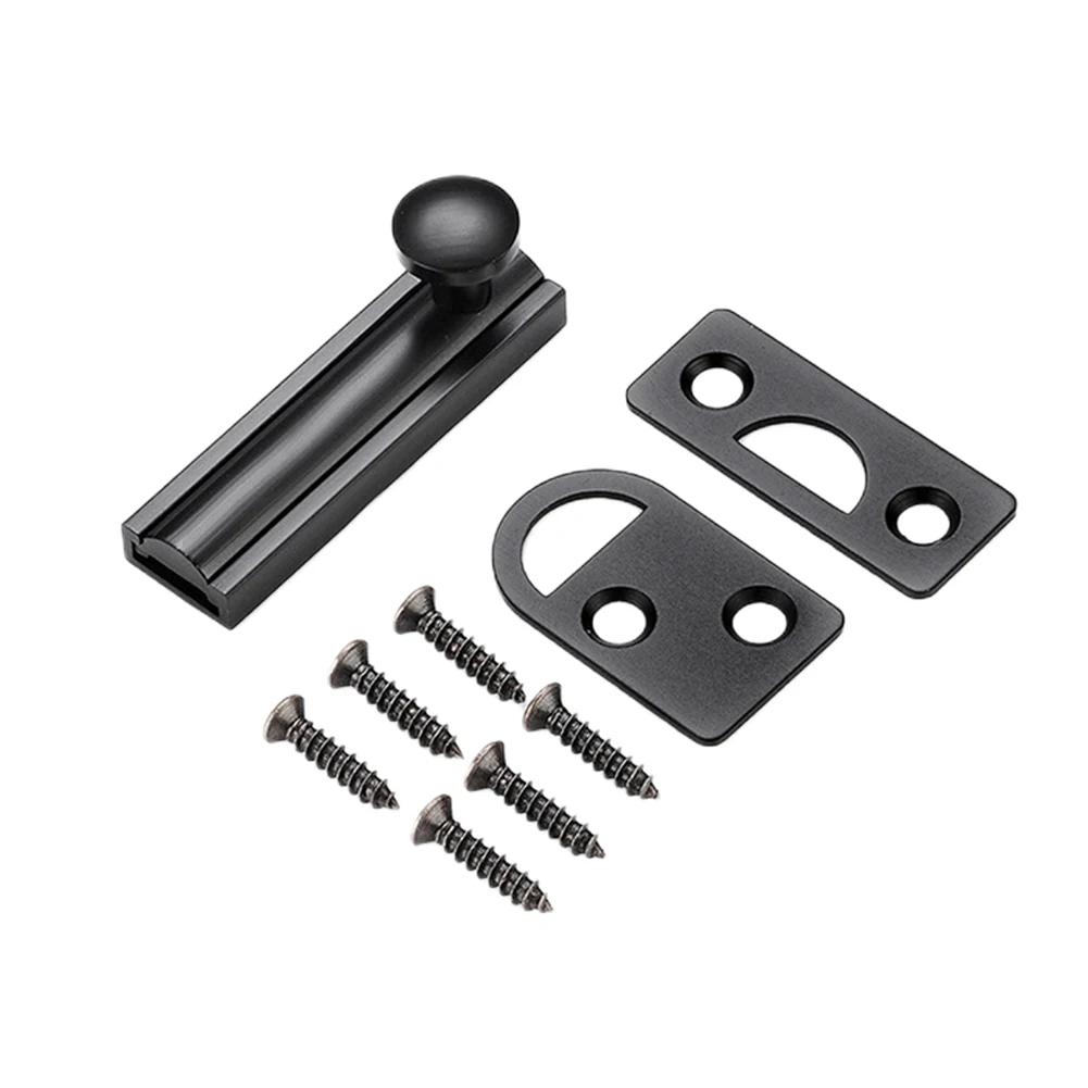 Door Latch Door Latch Lock Black Brass Brass Barn Gold Hardware Home Security Lock Bathroom With Screw Building