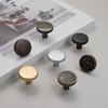 Zinc Alloy Cabinet Pull Handle Drawer Storage Box Vintage Chinese Style Round Knob In Antique Bronze Black Gold