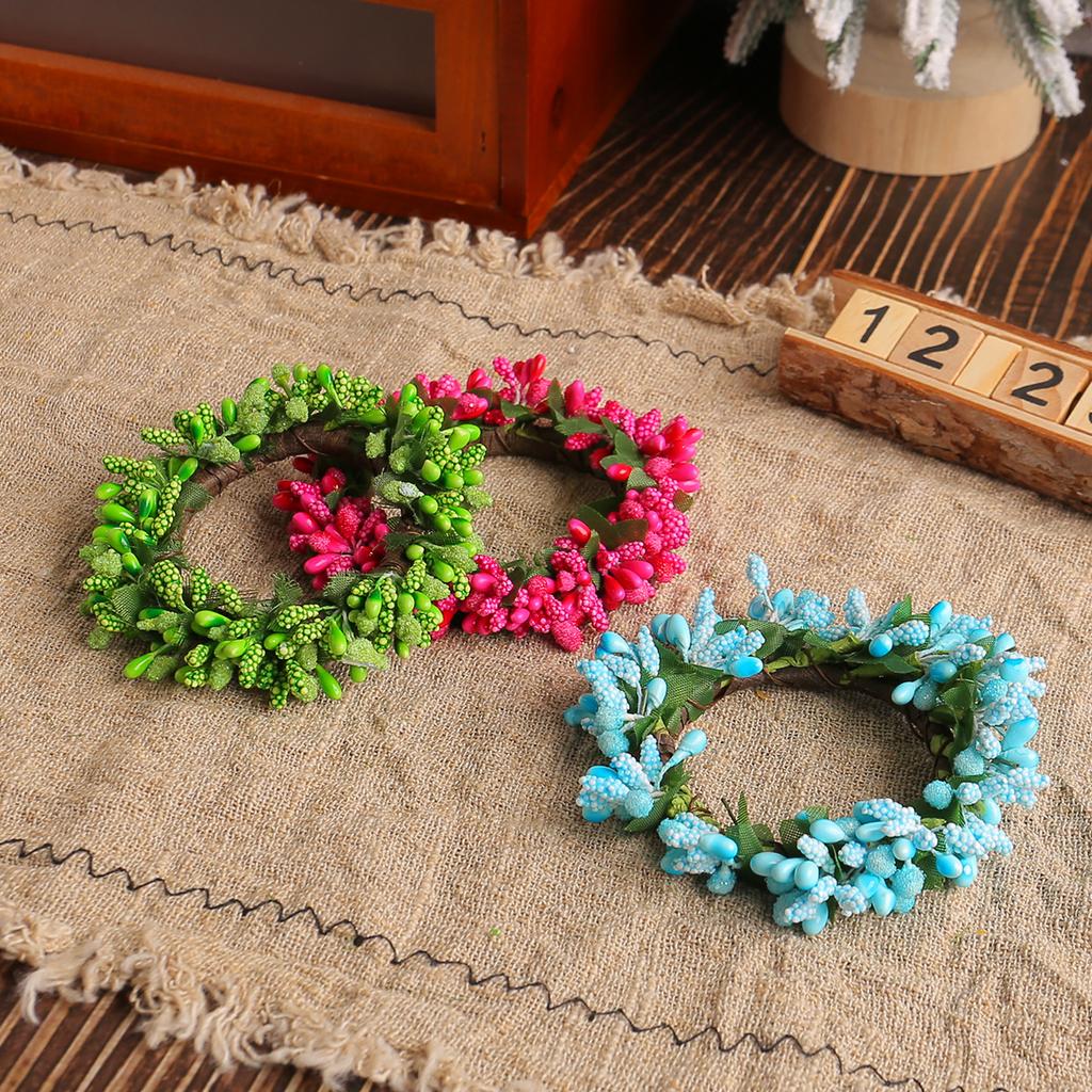 Christmas Candlestick wreath, New arrival Christmas wreath for home decor, Xmas tree decorations, New year's decor