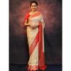 Premium Royal Lichi Silk Saree – Rich Pallu with Designer Brocade Blouse