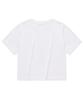 FALLETT [Fallett X Bakijoo] Hype Girl Crop Short Sleeve T-Shirt White