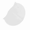 Durable Unisex Silicone Waterproof Swimming Cap Solid High Elastic Swimmer Hat White