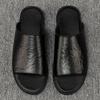 Men's 2025 Genuine Leather Roman Sandals - Casual Summer Beach Shoes 47/48