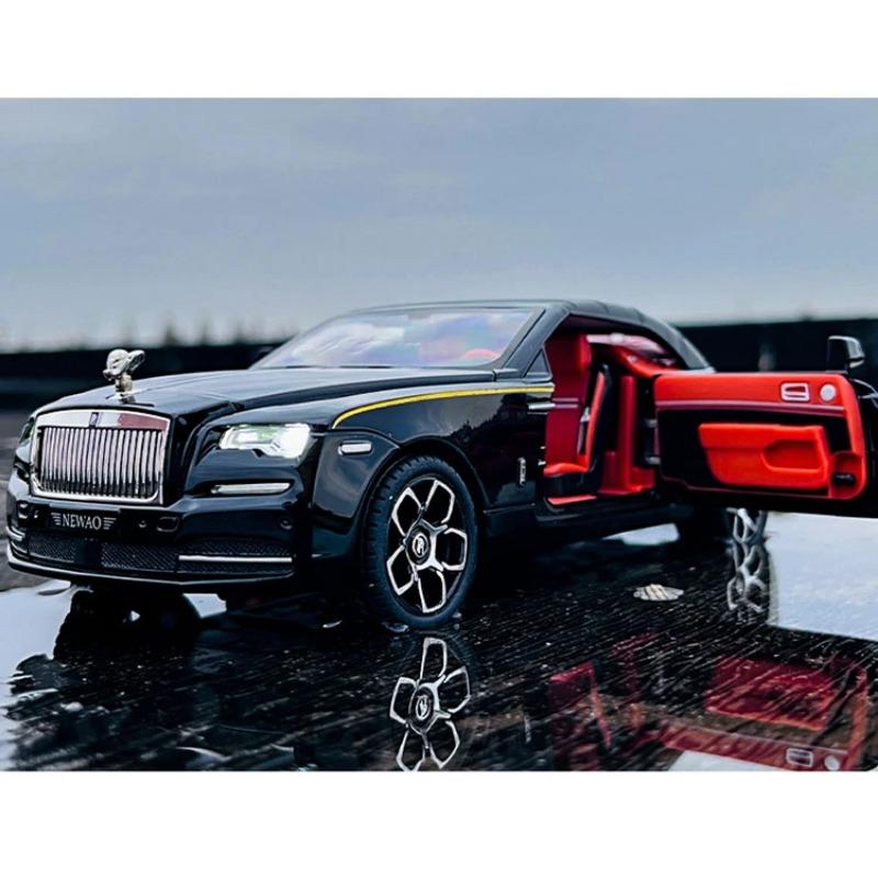1/24 Rolls Royce Dawn Alloy Luxy Car Model Diecasts Metal Toy Vehicles Car Model Simulation Sound and Light Childrens Toys Gift