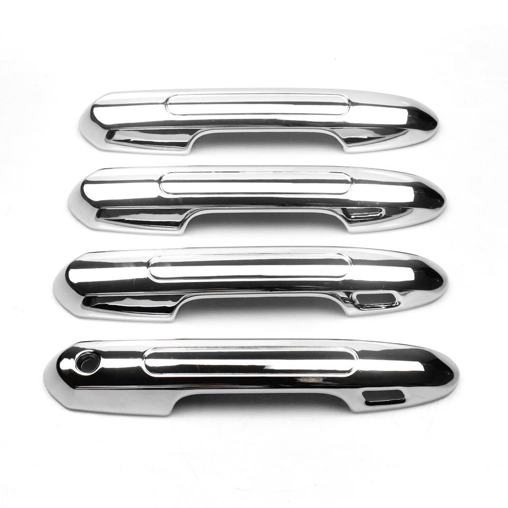 Gloss Black Car Styling Door Handle + Bowl Cover Trim Kits Exterior Accessories For Toyota RAV4 2019 2020 2021 2022 2023 2024