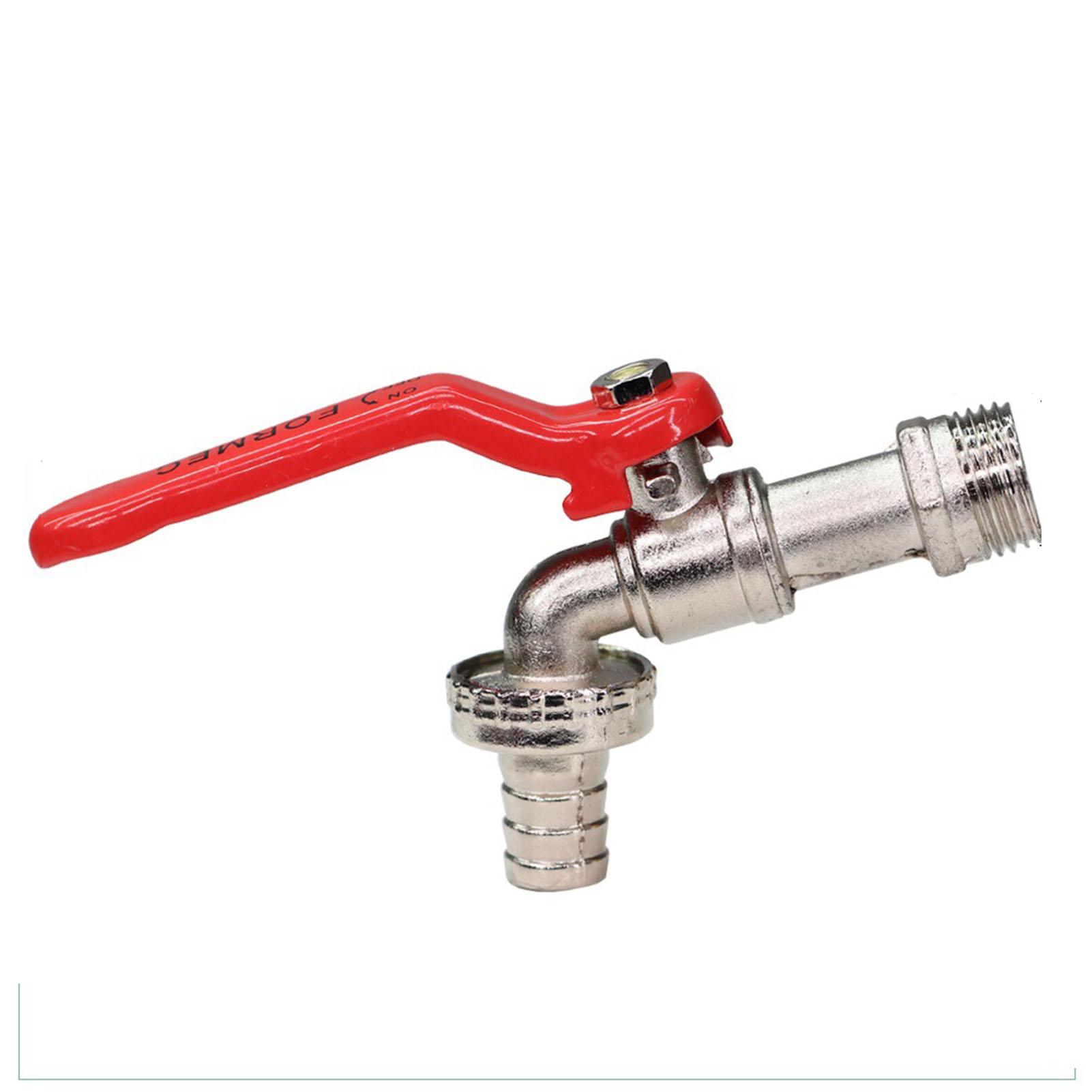 Water Nozzle Zinc Alloy Outlet Water Tap Fauset Rustproof High Pressure for Garden Belt Nozzle Zinc alloy