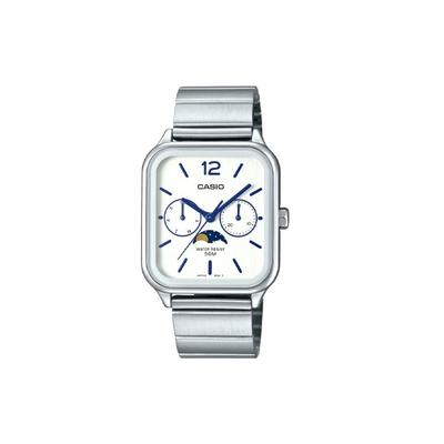 Standard Moonphase Watch Stainless Steel Men Watches Silver MTP-M305D-7AV