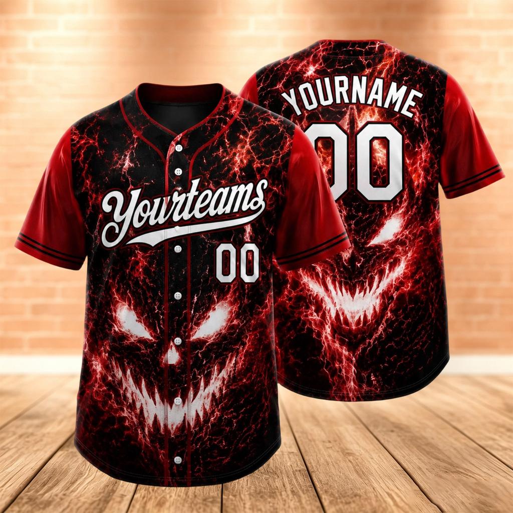 Unisex Halloween Baseball for Men Women and Kids Costume Top