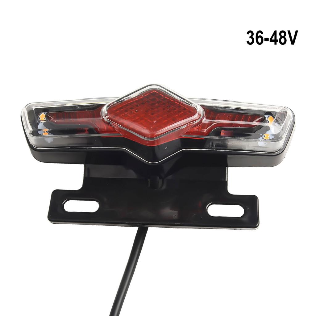 12V/36V-60V Electric Bicycle Ebike Taillight Turn Signal Rear Rack Lamp Light