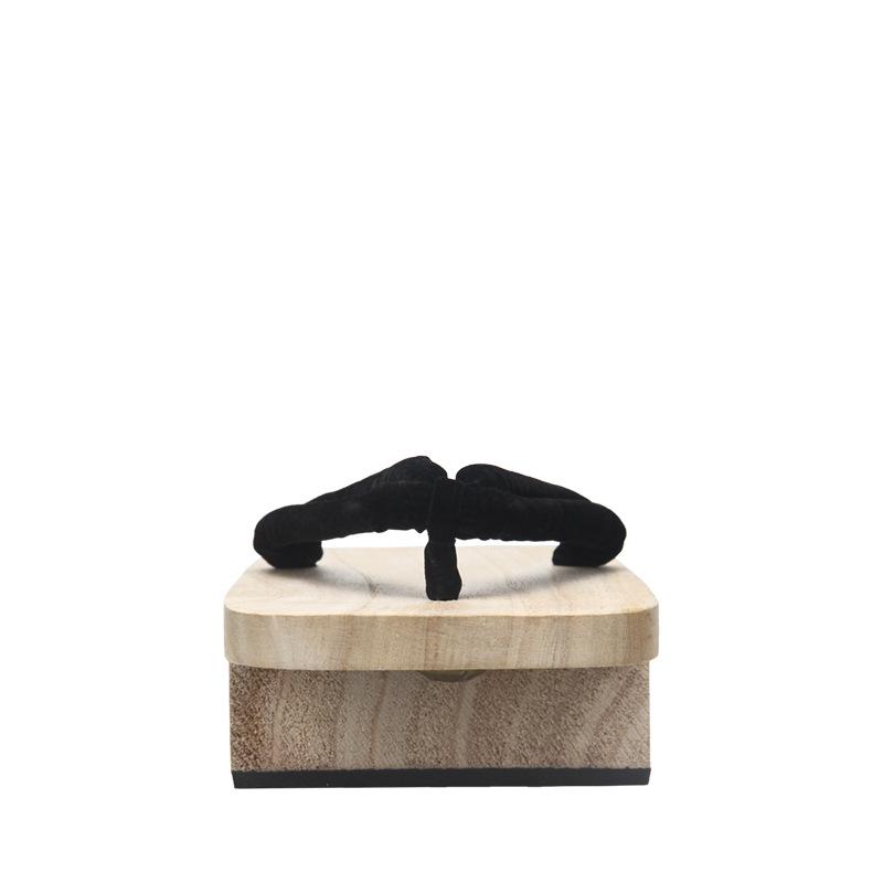 Men's White Two-Tooth Wooden Clogs - Japanese-style Summer Slippers for Comic Con, COS, Plain Color Series - Free Shipping