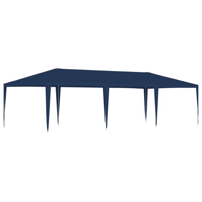 VidaXL Tente de réception 4x9 m bleu 48505