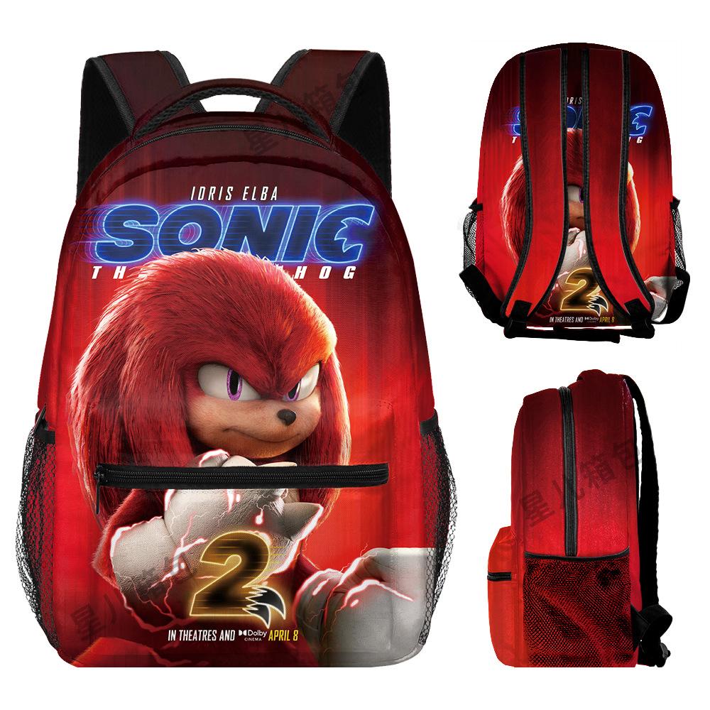 School Bag Elementary School Student Animation Backpack Cartoon School Bag 3D Digital Color Printing Oxford Cloth Backpack Backpack
