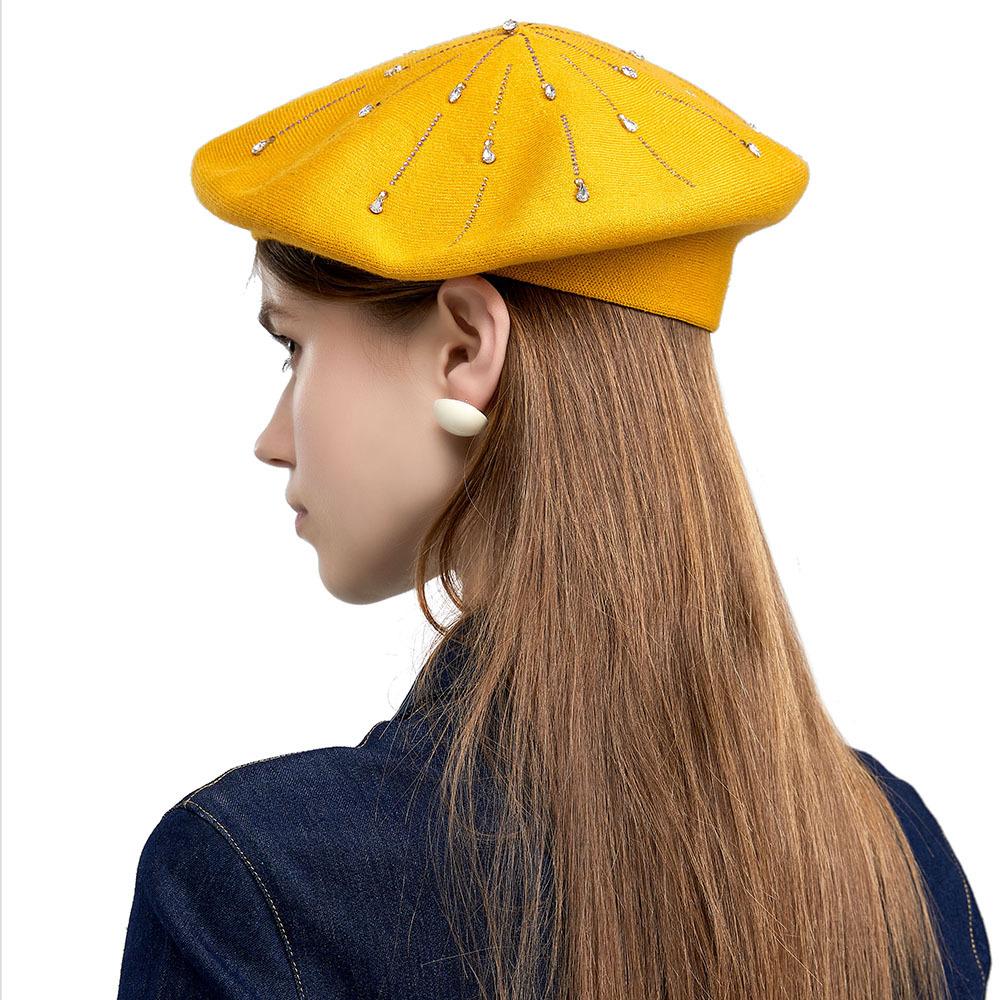 Vintage Painter's Hat, Versatile Beret, Female Face, Little British Hat, Bud Hat, Beret.