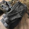 Tooling Pants Thick Waterproof Fleece Cargo Pants Men Women Winter Outdoor Multi-pockets Loose Straight Overall Trousers