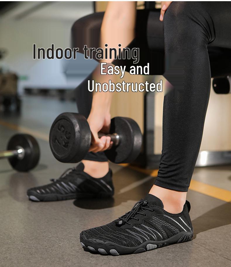 2025 Men's Breathable Five-Finger Water Shoes: Sport, Hiking, Beach, and Swimming