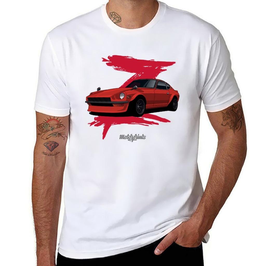 260z (rouge) T-shirt Décontracté Polyvalent pour Unisexe