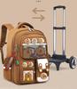 Large Capacity Trolley Schoolbags for Grades 2, 3 & 6 – Lightweight Backpacks for Kids