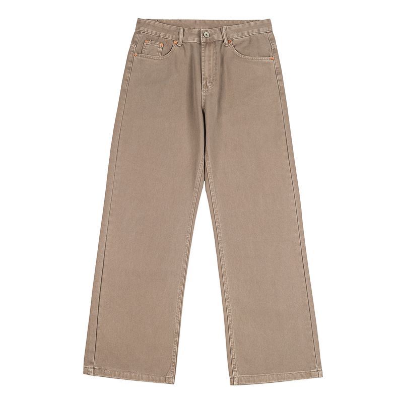 Men's American Style New Retro Straight-Leg Jeans Vintage Autumn and Winter New Cleanfit Casual Trousers