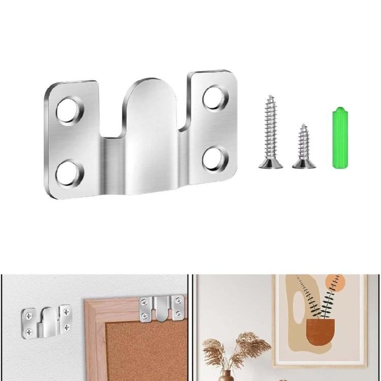 Stainless Wall Hooks With Expansion Tubes Perfect For Gallery Style Hanging Stainless Steel Picture Frame Hangers