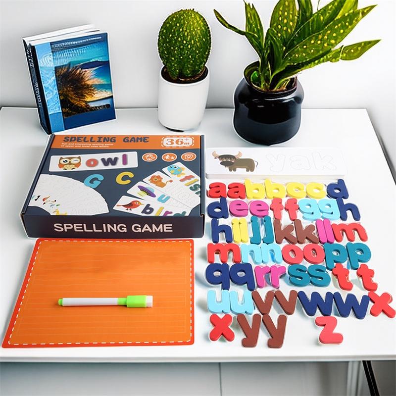Funny Magic Spelling Word Game For Kids Educational Toy With 26 English Alphabet Letters Color Recognition And Early Learning