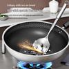 Royalstar 316 Stainless Steel Honeycomb Wok with Lid