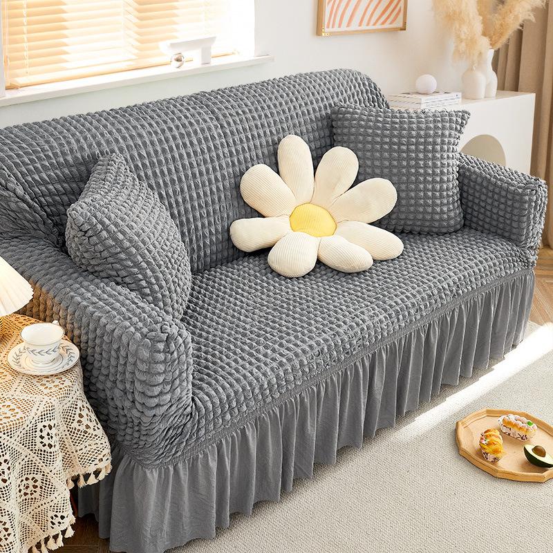 Seersucker Sofabezug All-Inclusive Universal Universal Stretch Sofabezug Bezugsstoff