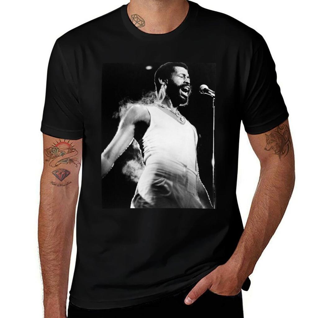 Teddy Pendergrass Live And Hot Tshirt No Iron Casual Short Sleeve Top