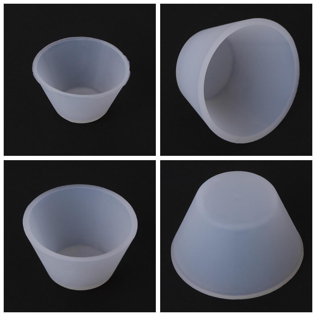 Silikonová odměrka DIY Nástroje na pryskyřičné lepidlo Kelímek pro výrobu ručních řemesel Nepřilnavé silikonové míchací kelímky Míchání sádry