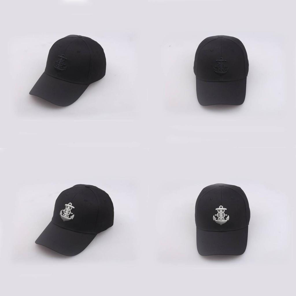 Black Anchor Navy Embroidered Baseball Cap Unisex Hats Men Streetwear Women