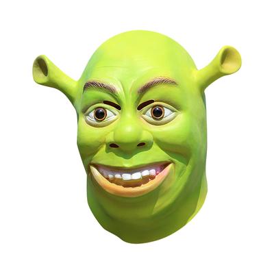 Halloween Latexmaske Maske Maskerade Morsom Hel Ansiktsmaske Grønn Maske Halloween Cosplay Latexmasker