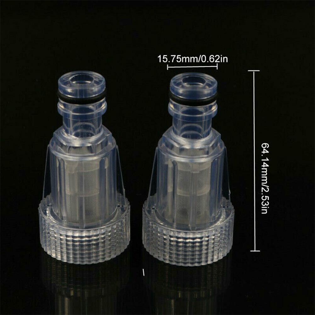 Water Filter Pressure Washer Filter 3 4 Inch Plastic Replace Replacement Spare Tool Transparent Accessory Clear