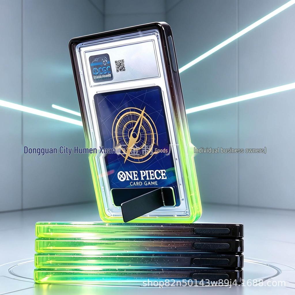 PSA35PT Graded Card TPU Double-Sided Case with UV Protected Display for Pokemon Cards