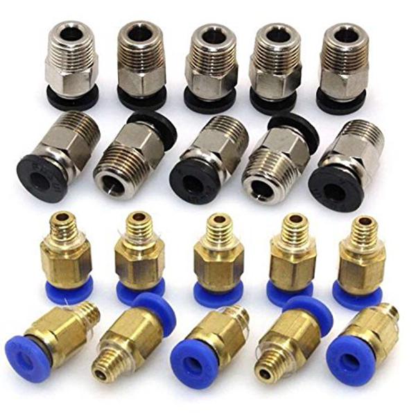 20x PC4-M10 Straight Pneumatic Fitting Push to Connect /& PC4-M6 Quick Fittings