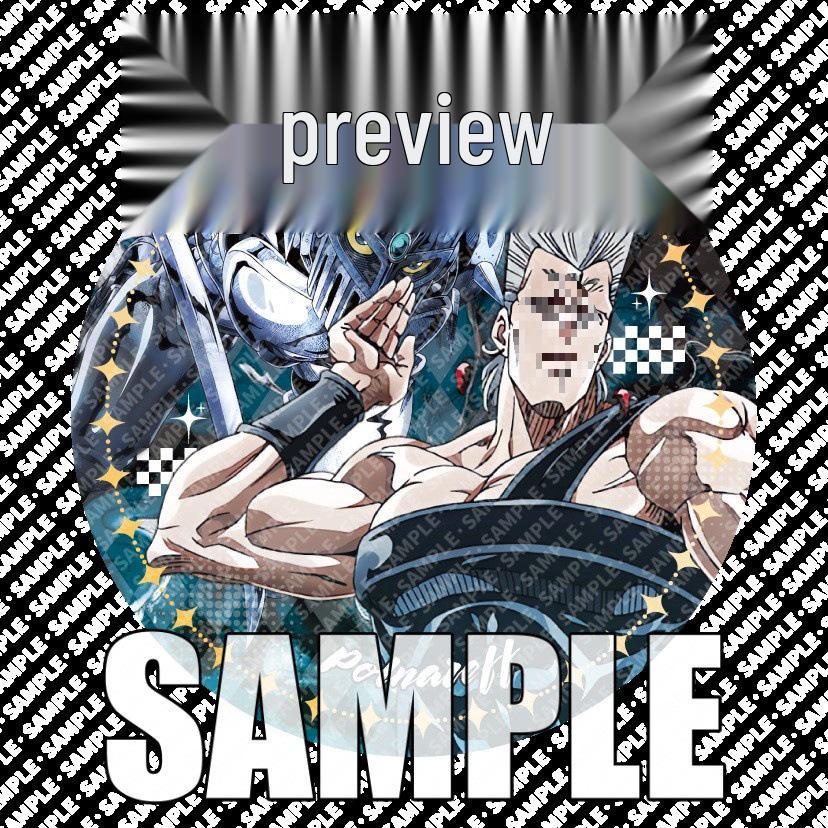 

Колекція доджін значків Джотаро, Какеїна та Польнареффа 58mm Laser Badge/Mug