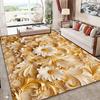 Europen 3D Flower Luxury Carpets for Living Room Sofa Large Area Rugs Comfort Non-slip Bedroom Decoration Rug Washable Table Mat