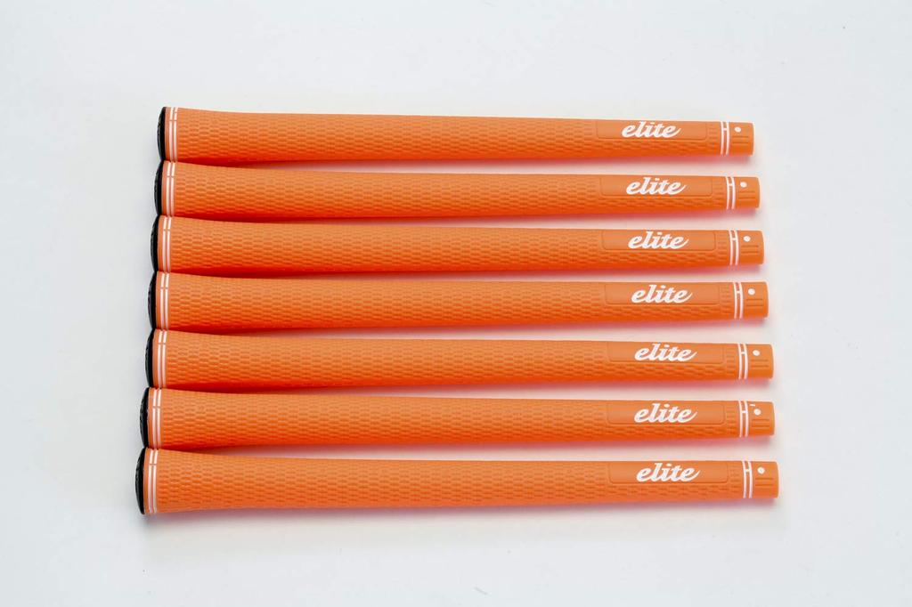 Elitegrips Golf Grips SX38 Set Wild Orange No Backline 7-piece