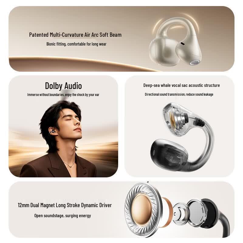 Edifier LolliClip SE Clip-on Bluetooth Earbuds
