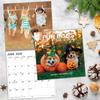 2026 Wall Calendar, 2026 Funny Dogs Calendar, 12 Months from Jan 2026 - Dec 2026, 12" x 24" Open, Funny Wall Calendar, Cute Dog Calendar with Thick