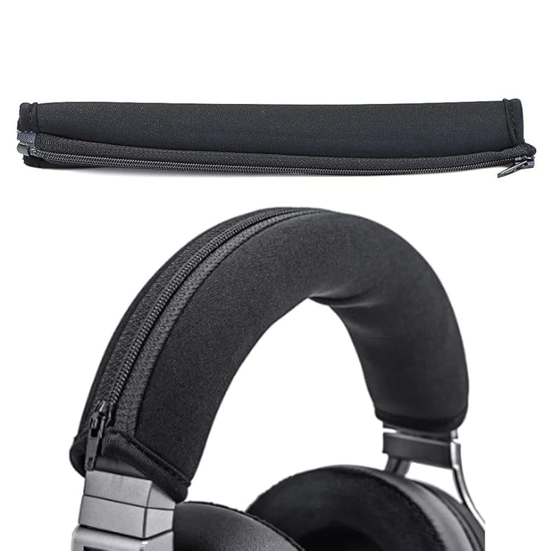 

headphone cover headband cover replacement headband black 1 piece Used to protect headphones MSR7 M50X M40X M30 M20X and other beam sets Simple