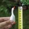 Detailed Animal Garden Statues Realistic Goose Ornament, Miniature Resin Figurine, Statue Waterproof Figurines for Outdoor Micro Landscape Bonsai