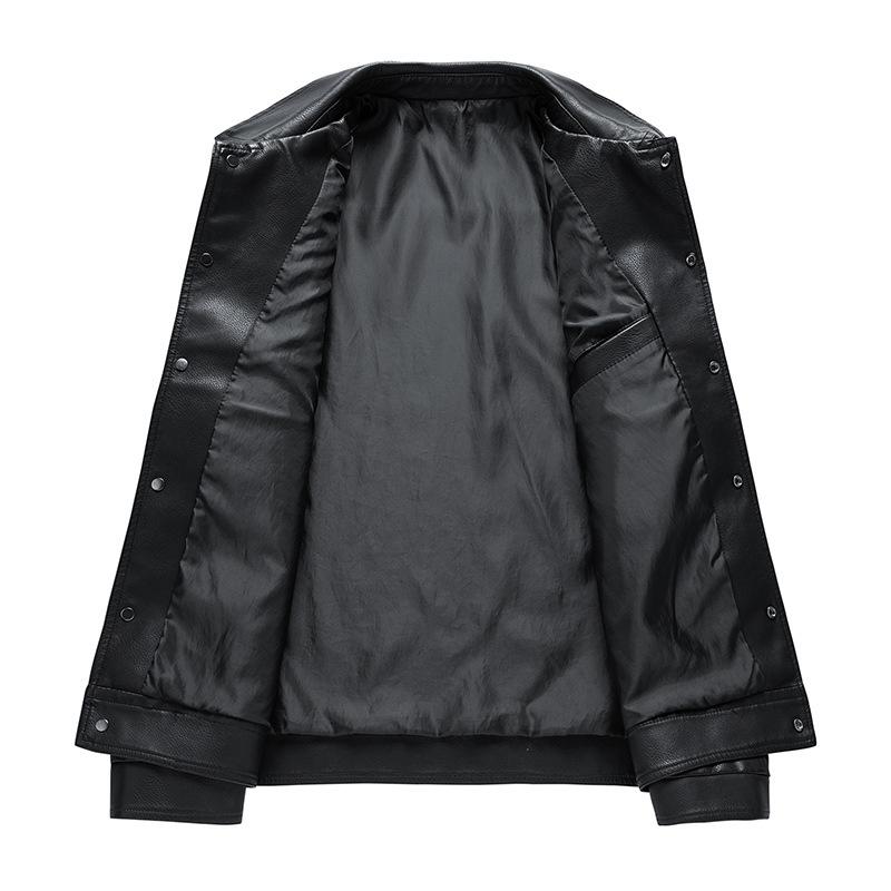 Spring and Autumn New Men's Leather Clothing Fashion Casual Youth and Men's Trendy Jacket Men