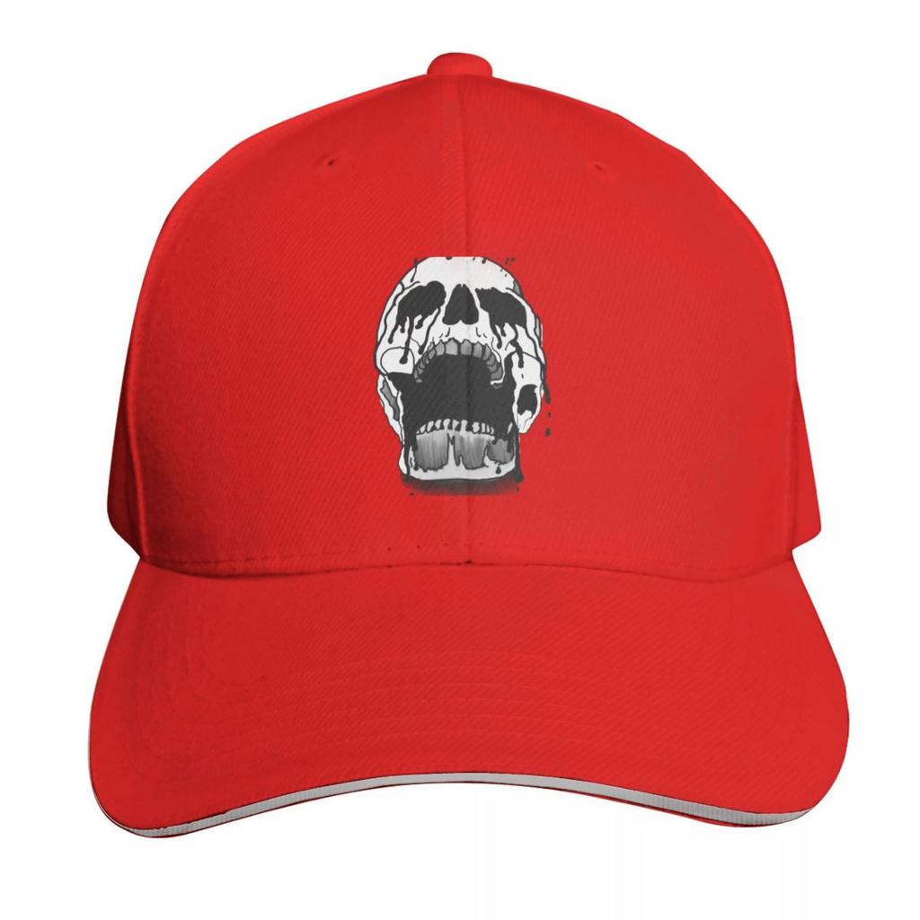 Dripping Crown Skull Baseball Cap Tactical Cap Sunhat Icon New Hat Unisex Caps Womens
