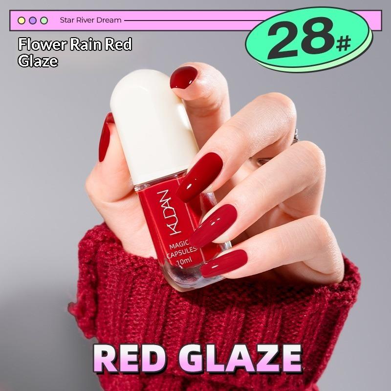 No-bake, Quick-drying, Odorless, Fine Glitter, Sparkly, Nude, Water-based, Peel-off Nail Polish.